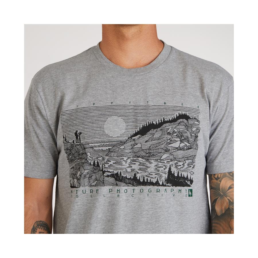 Hippytree Estuary Tee Heather Grey