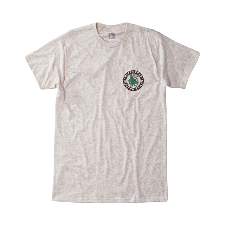 Hippytree Fifteen Years Tee Heather Natural