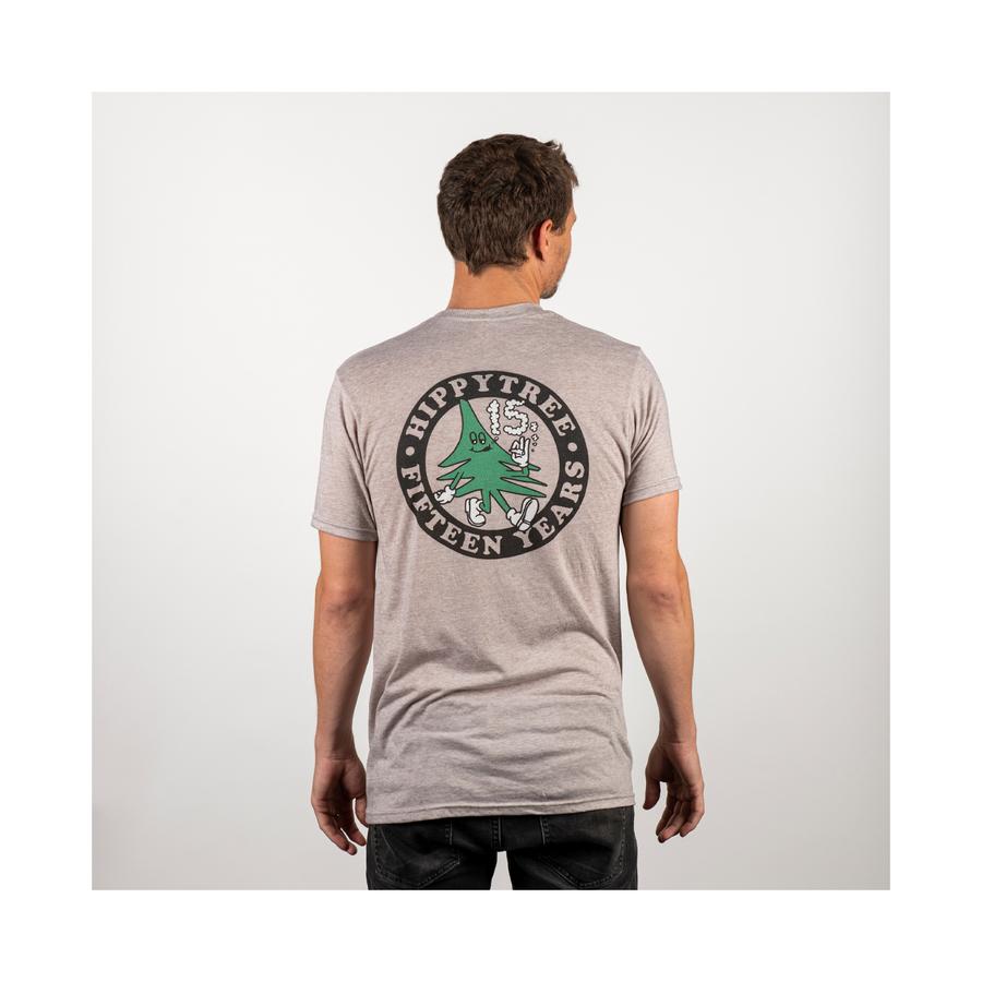 Hippytree Fifteen Years Tee Heather Natural