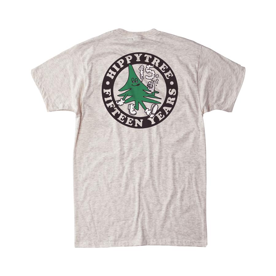 hippytree Fifteen Years Tee Heather Natural