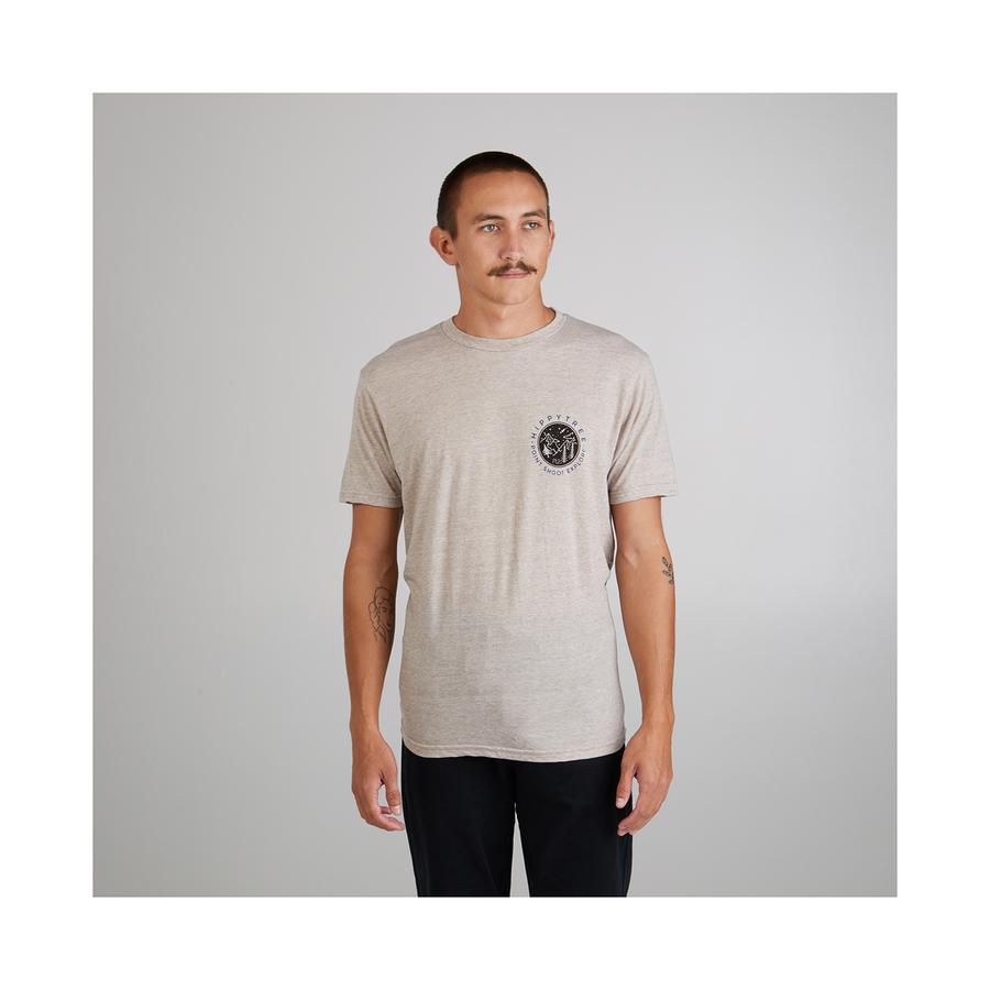 Hippytree Focal Point Tee Heather Natural