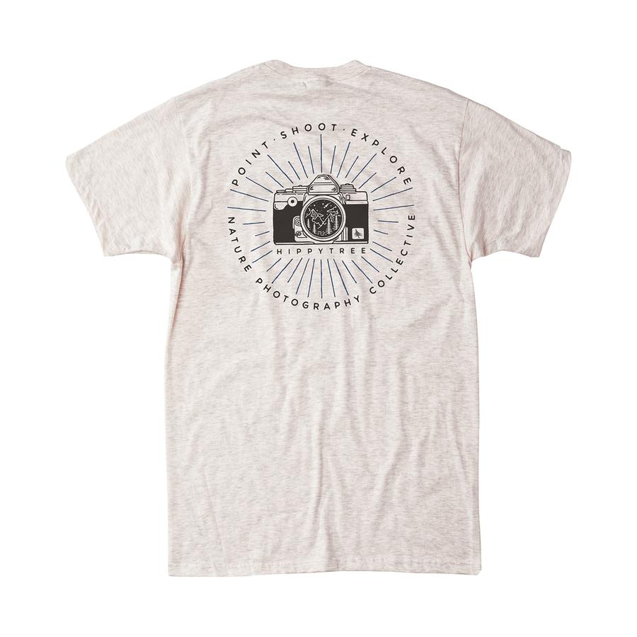 hippytree Focal Point Tee Heather Natural