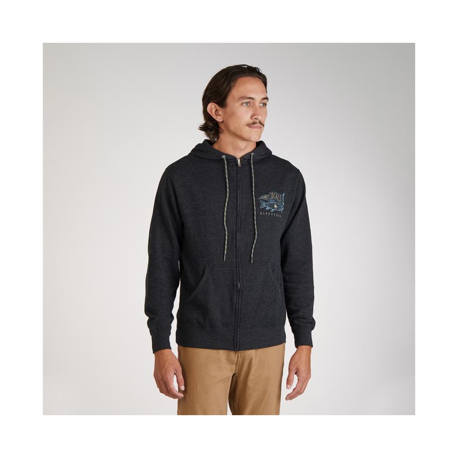 Hippytree Locals Hoody Heather Charcoal