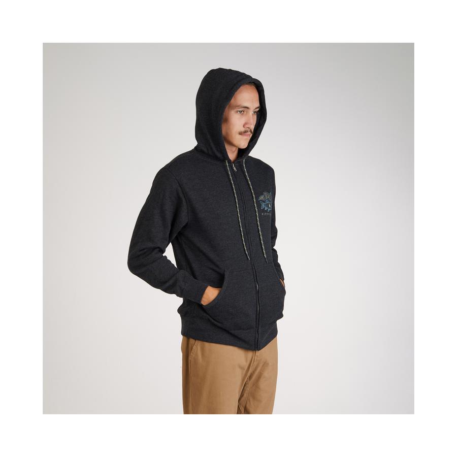 Hippytree Locals Hoody Heather Charcoal