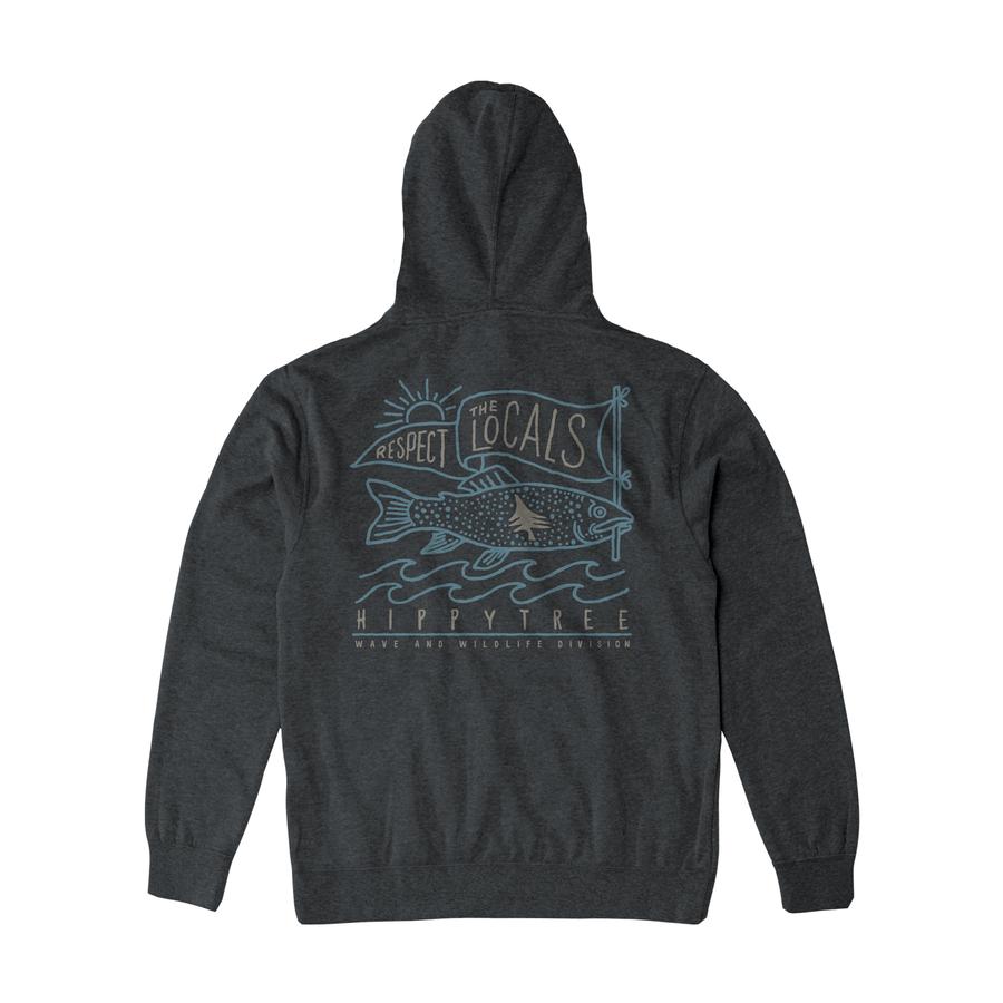 hippytree Locals Hoody Heather Charcoal