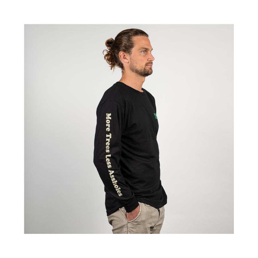 Hippytree More Trees Long Sleeve Tee Black