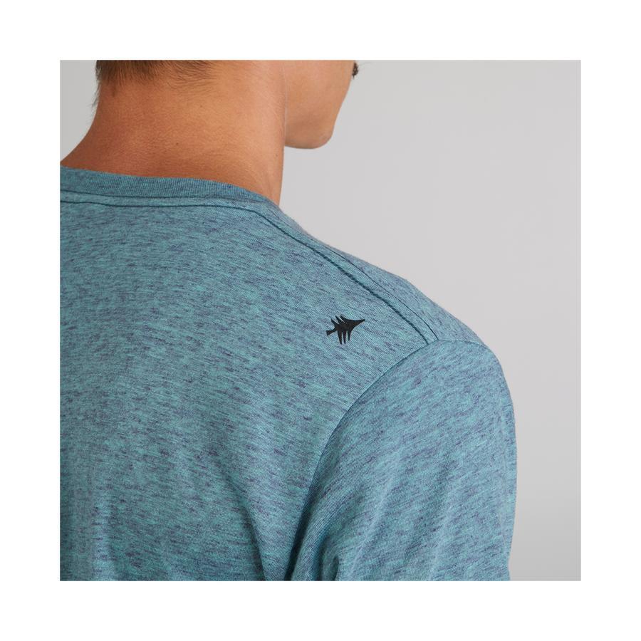 Hippytree Peaks Tee Heather Teal
