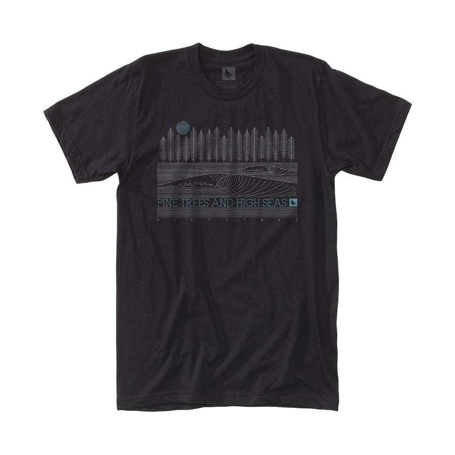 hippytree Pineline Tee Black