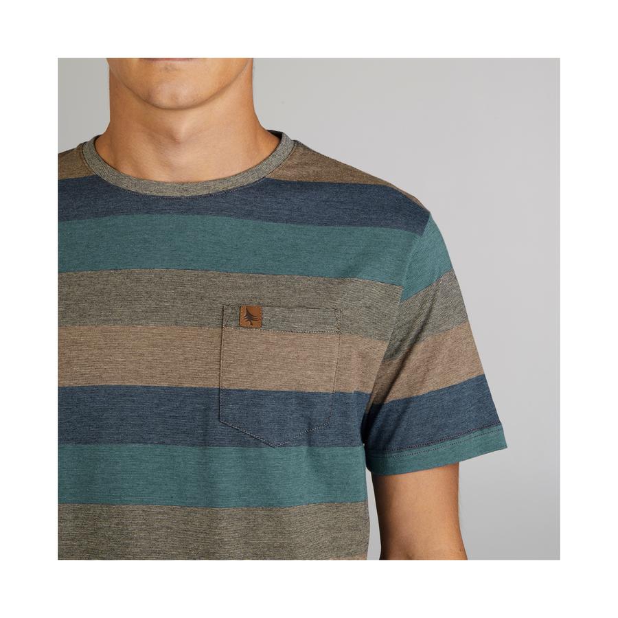 Hippytree Riverton Knit Tee Heather Blue