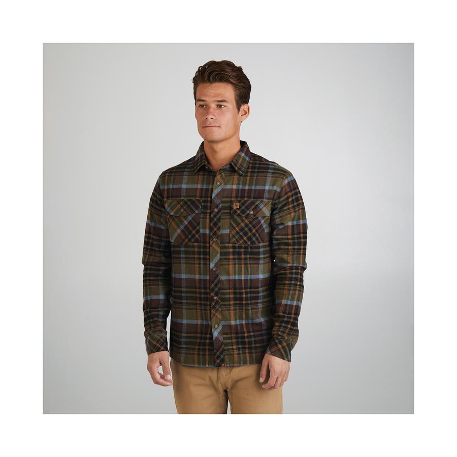 Hippytree Rockaway Eco Flannel Army