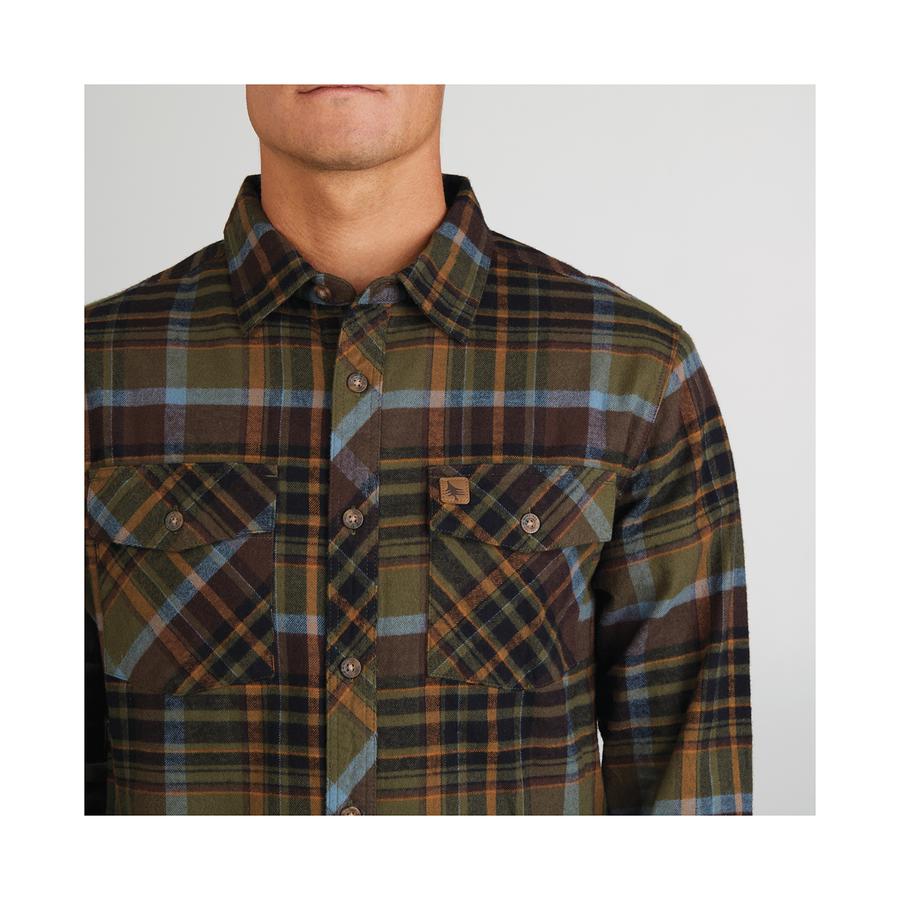 Hippytree Rockaway Eco Flannel Army