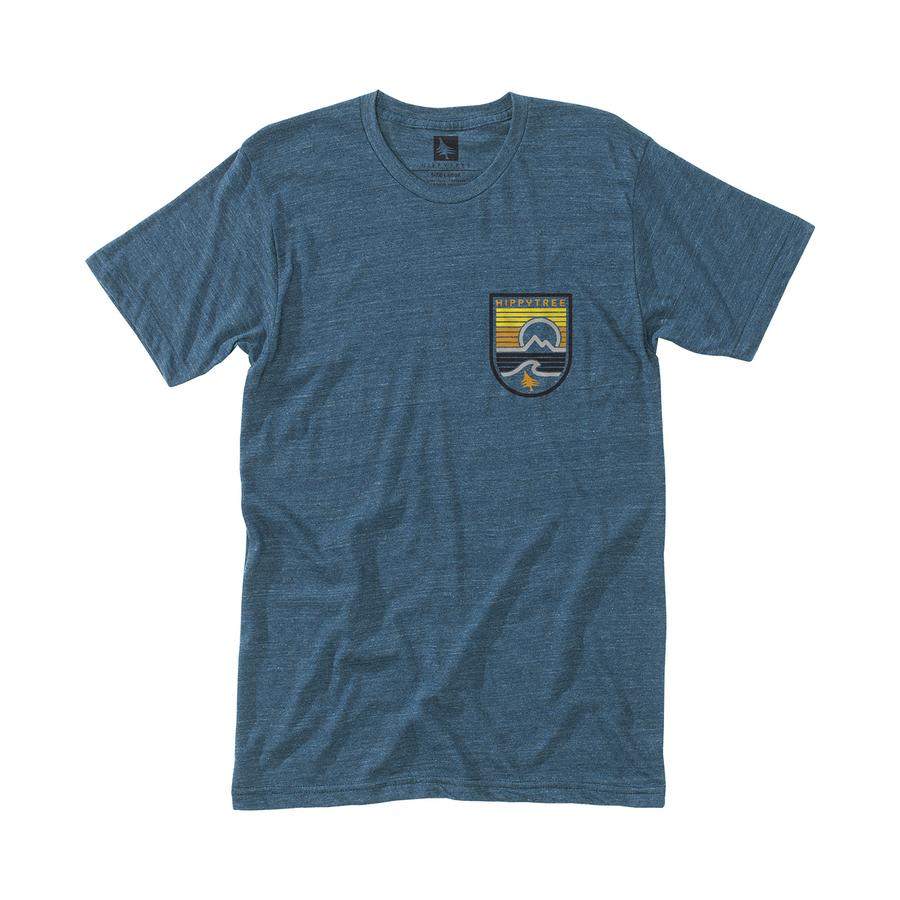 Hippytree Seastripe Tee Heather Brown