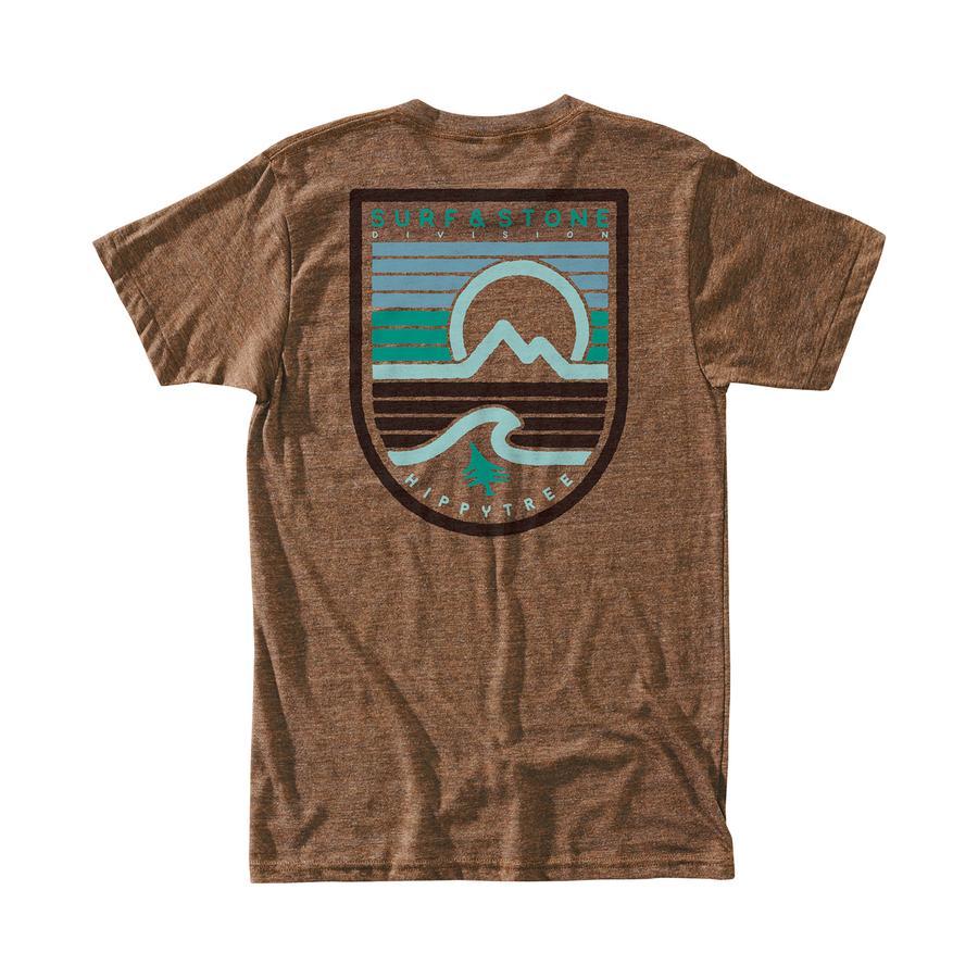 Hippytree Seastripe Tee Heather Navy