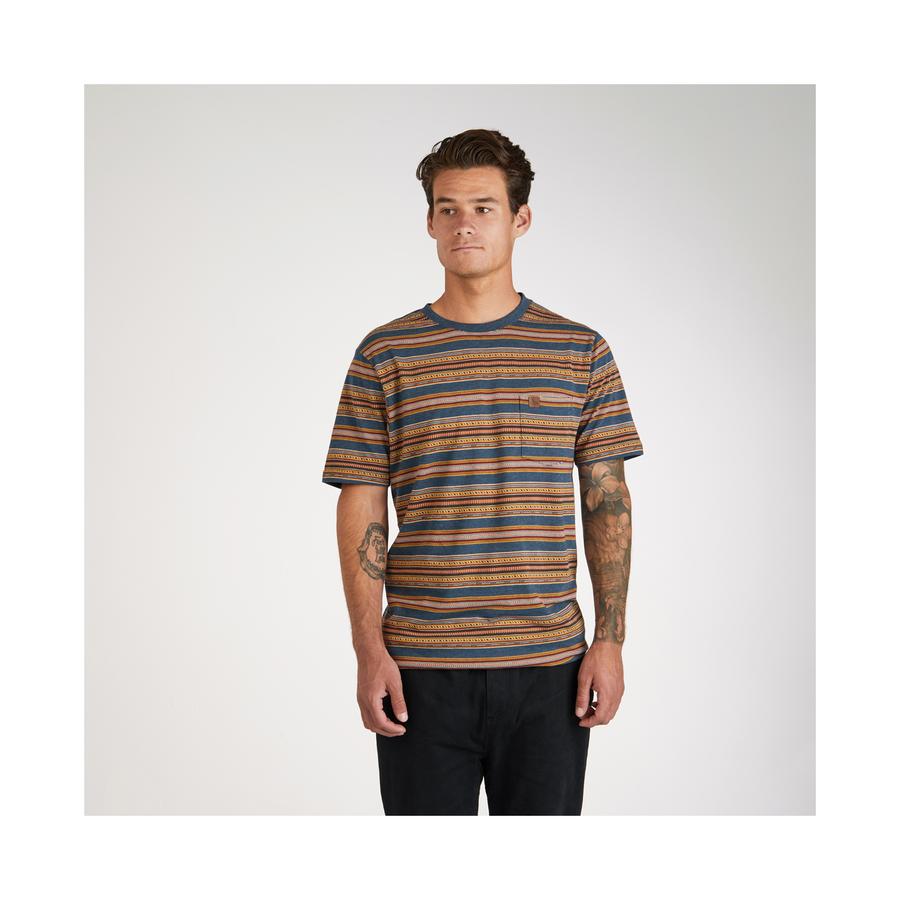 Hippytree Terrace Knit Tee Heather Blue