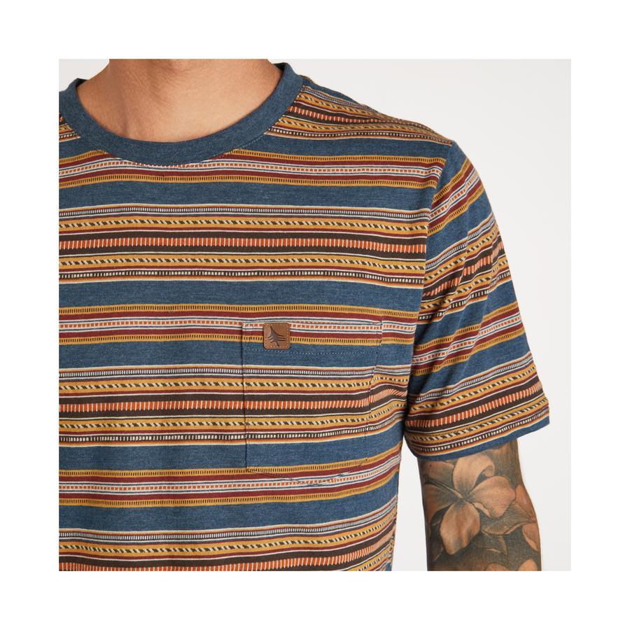 Hippytree Terrace Knit Tee Heather Blue