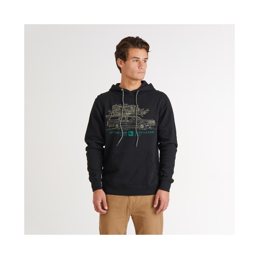 Hippytree Wagon Hoody Black