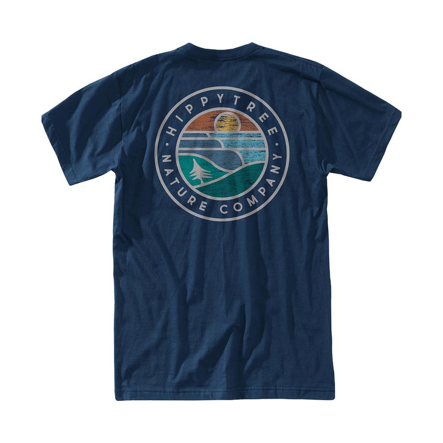hippytree Waveform Eco Tee Navy