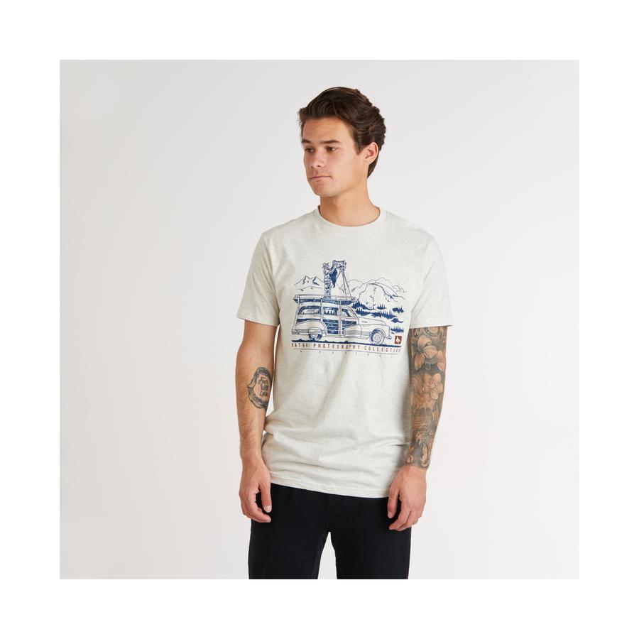 Hippytree Yosemite Tee Heather Natural