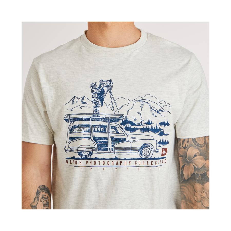 Hippytree Yosemite Tee Heather Natural