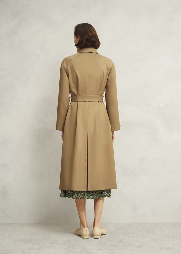 Hobbs Donnington Shower Resistant Trench Coat Fawn Beige