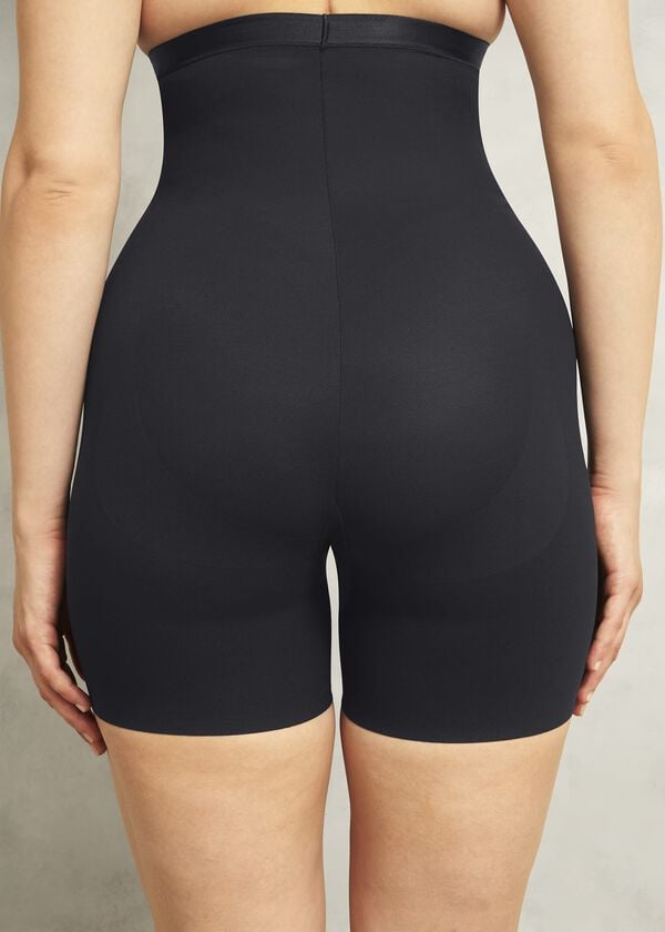 Hobbs Firm Control Hourglass High Waist Thigh Shaper Black