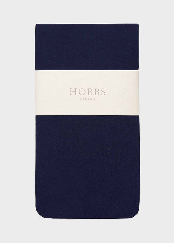 Hobbs 60-Denier Opaque Black Tights Navy