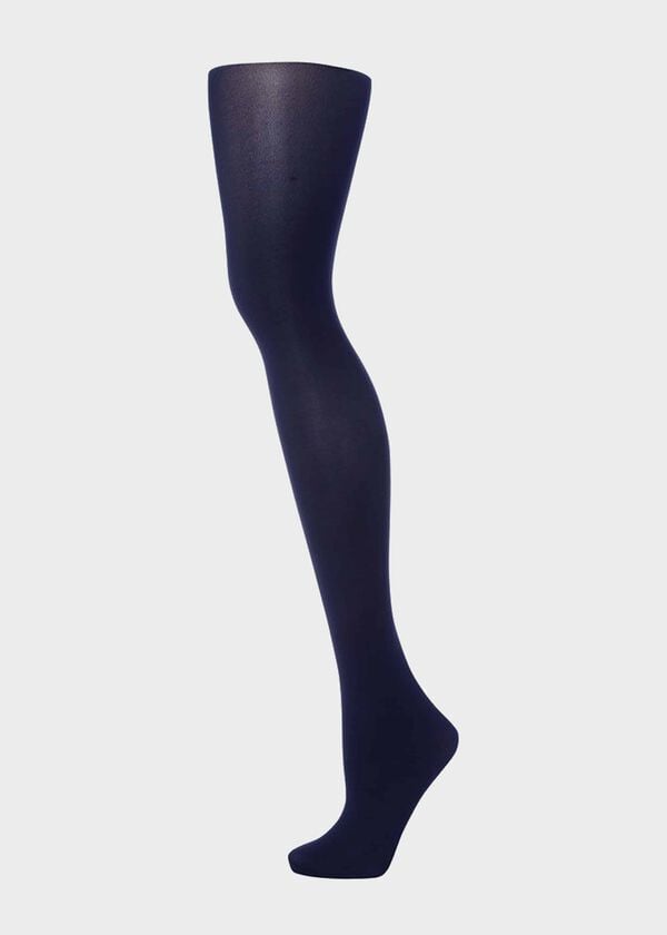 hobbs 60-Denier Opaque Black Tights Navy