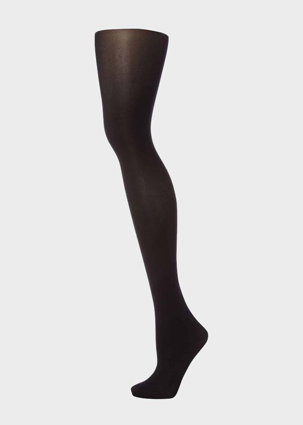 hobbs 60-Denier Opaque Navy Tights Black