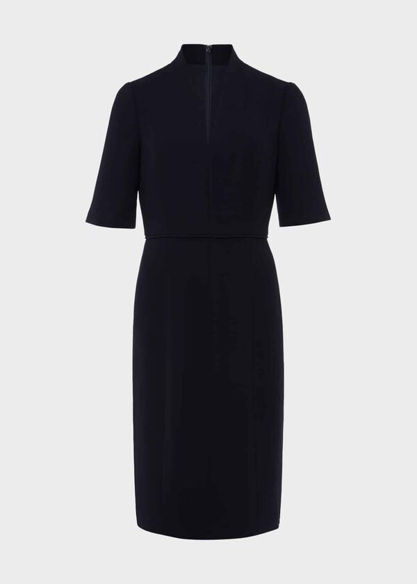 Hobbs Abi Dress Navy