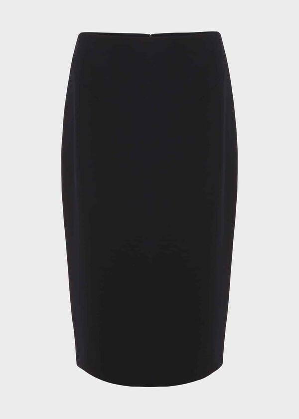 Hobbs Abigail Pencil Skirt Navy