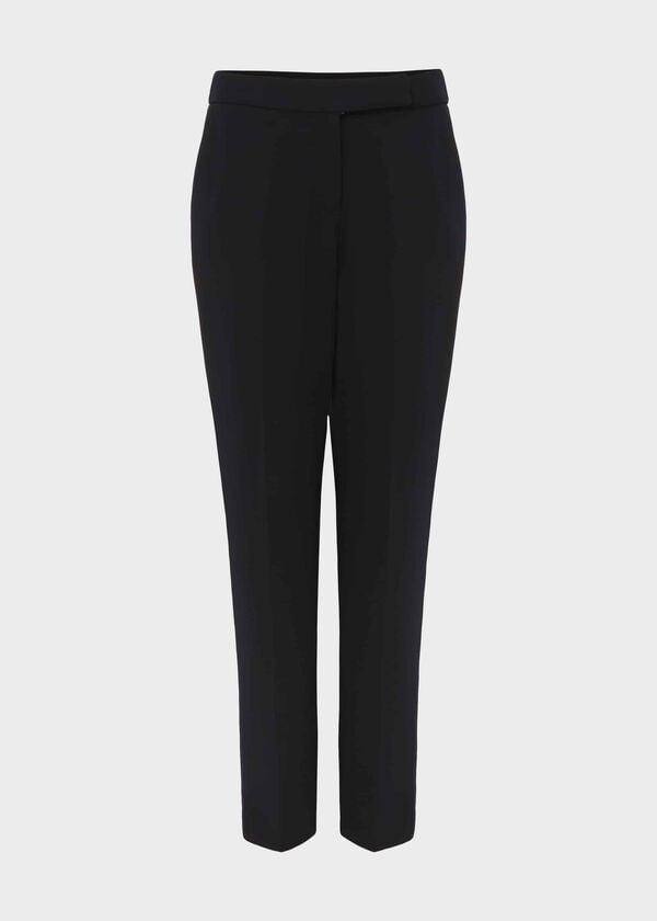 Hobbs Abigail Tapered Trousers Navy