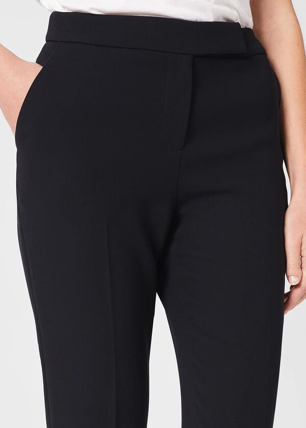 Hobbs Abigail Tapered Trousers Navy