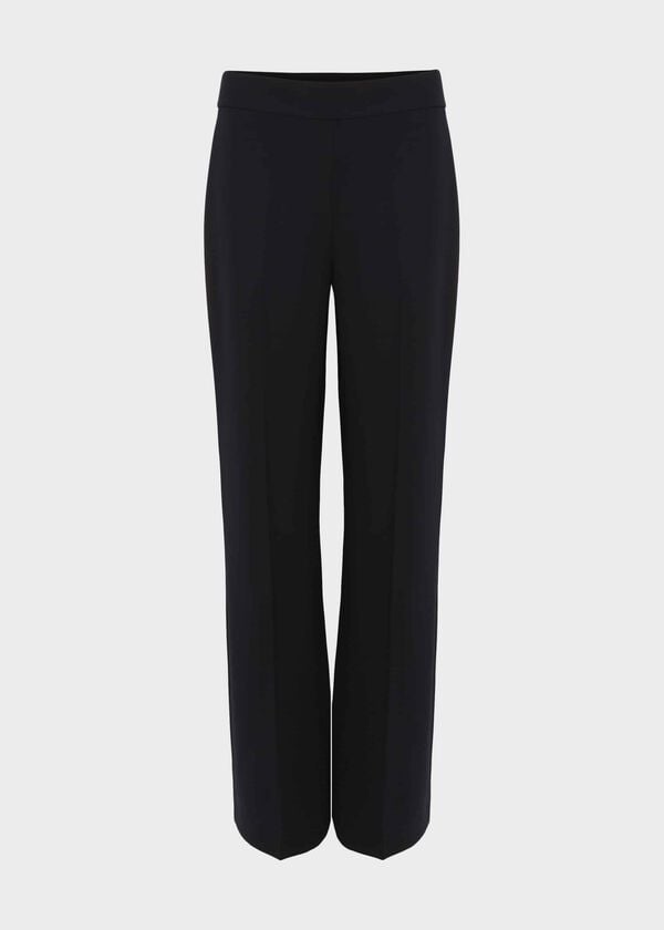 Hobbs Abigail Wide Trousers Navy