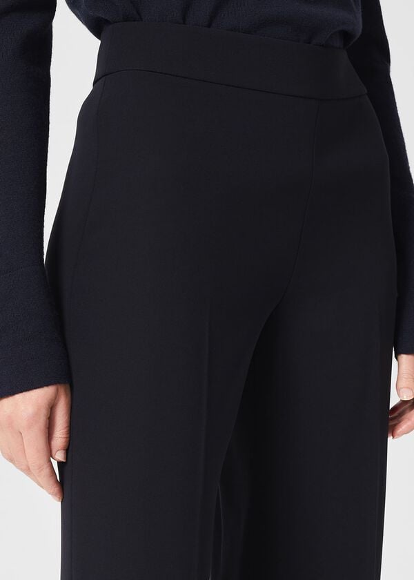 Hobbs Abigail Wide Trousers Navy