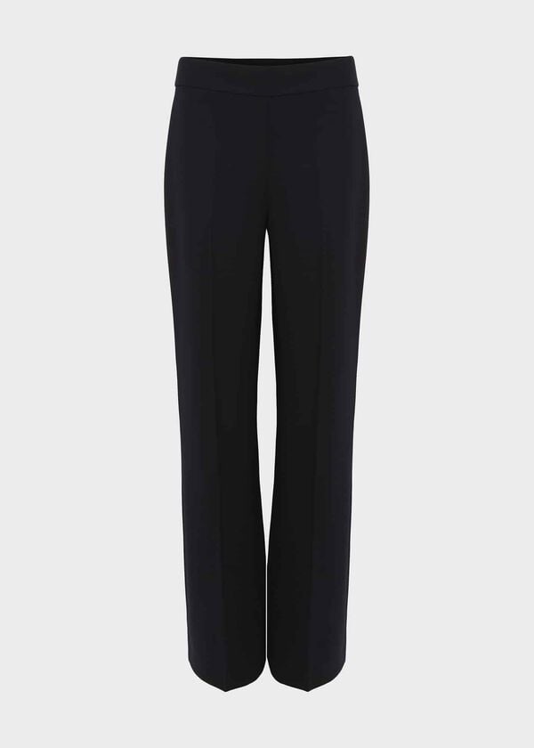 Hobbs Abigail Wide Trousers Navy