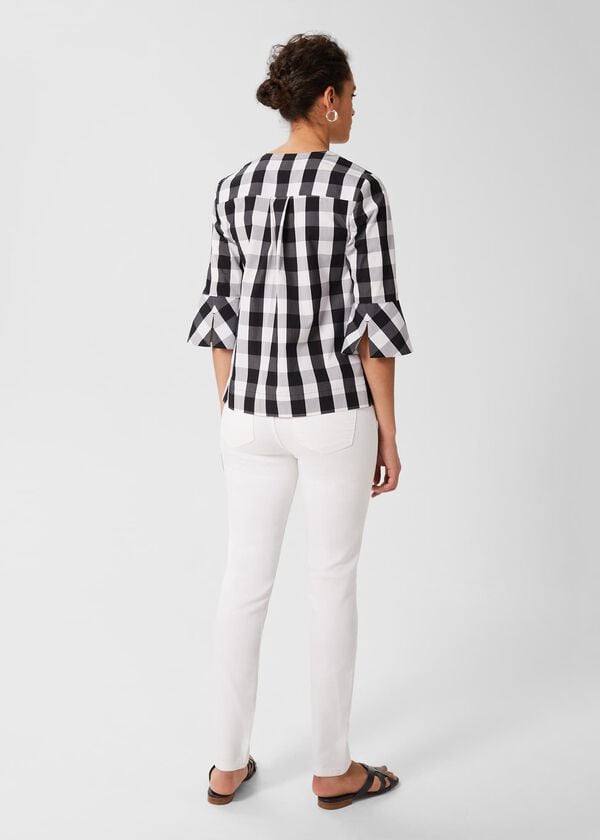Hobbs Acacia Top Black White
