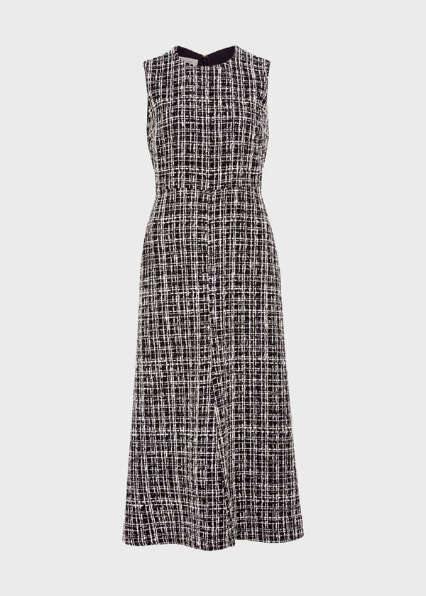 Hobbs Adelaide Dress Black Ivory