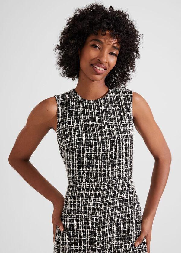 Hobbs Adelaide Dress Black Ivory