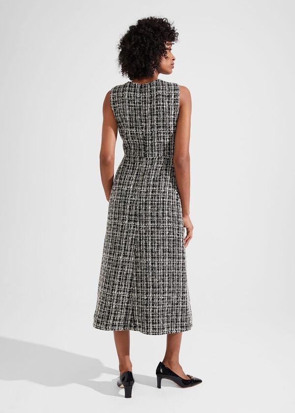 Hobbs Adelaide Dress Black Ivory