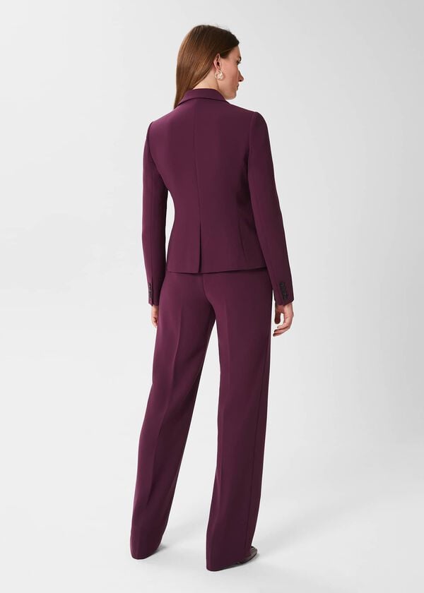 Hobbs Adelia Jacket Deep Plum