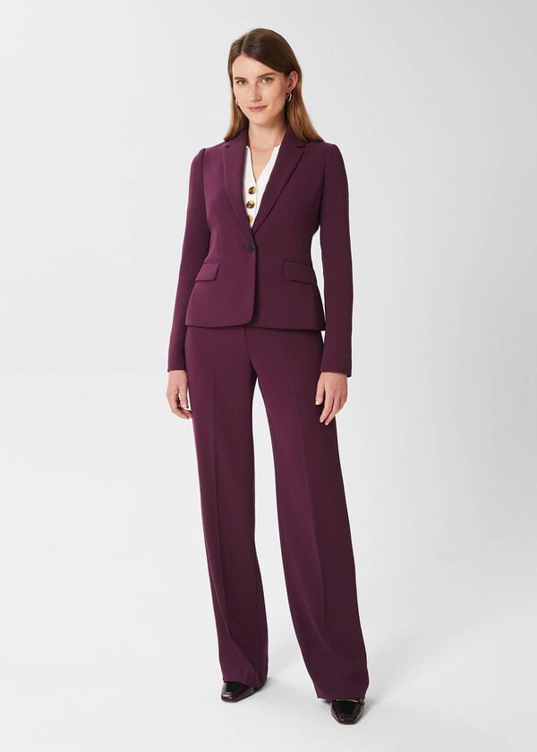 hobbs Adelia Jacket Deep Plum