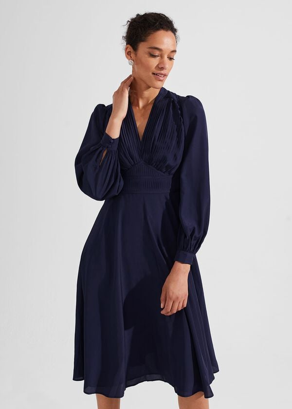 Hobbs Adrianna Dress Midnight Navy