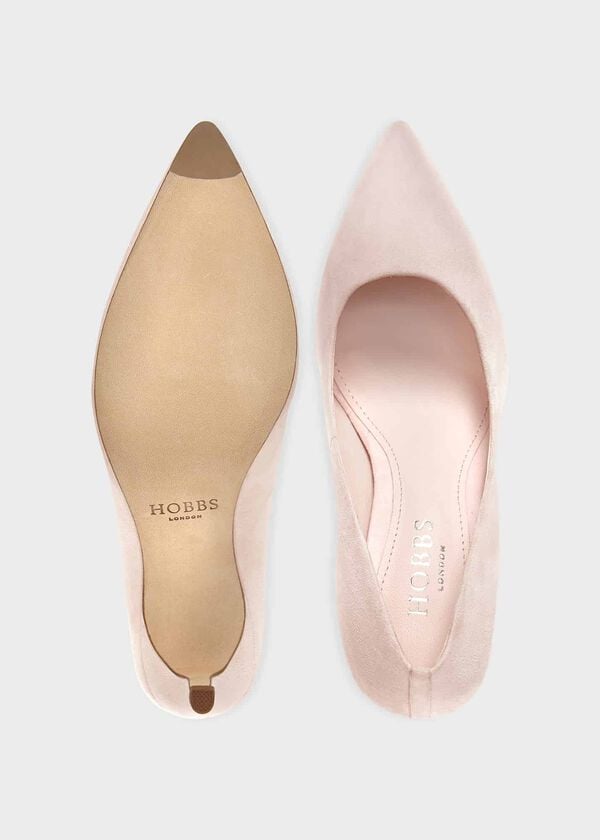 Hobbs Adrienne Court Shoes Pale Pink