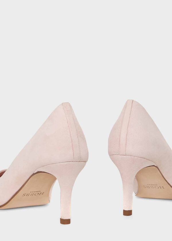 Hobbs Adrienne Court Shoes Pale Pink