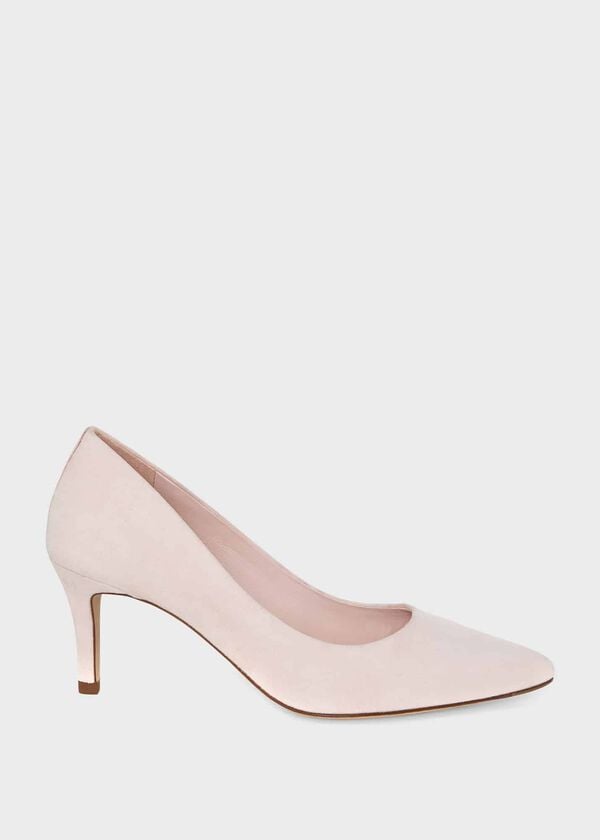 hobbs Adrienne Court Shoes Pale Pink