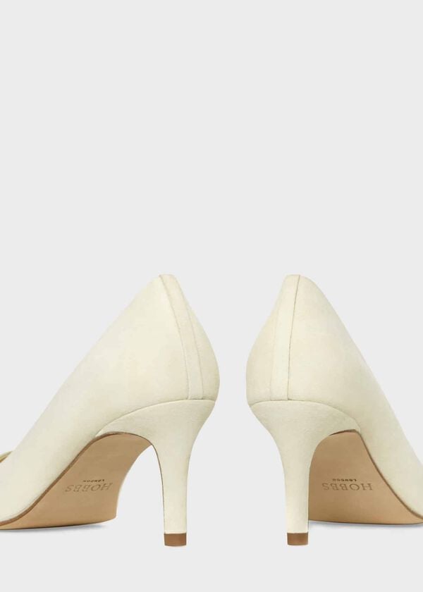 Hobbs Adrienne Court Shoes Pale Yellow