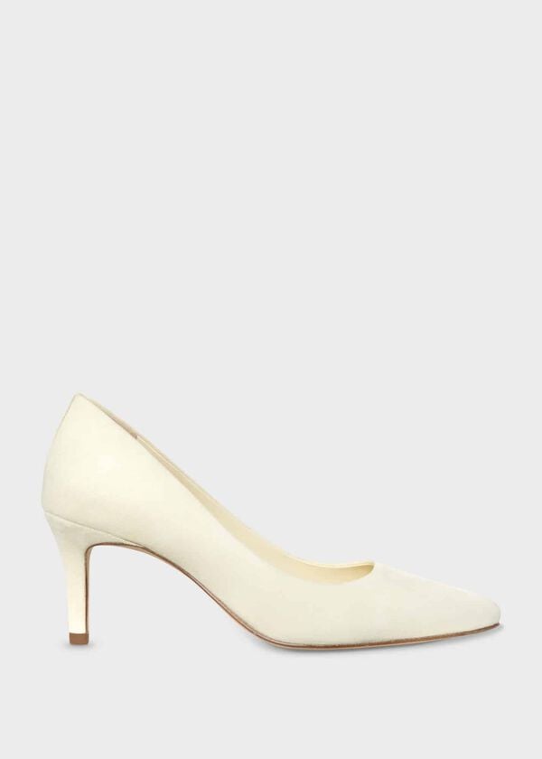 hobbs Adrienne Court Shoes Pale Yellow
