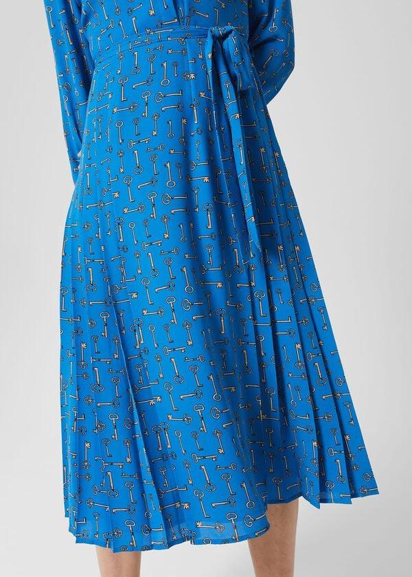Hobbs Alberta Shirt Dress Imperial Blue