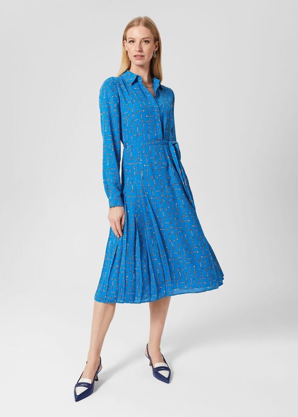 hobbs Alberta Shirt Dress Imperial Blue