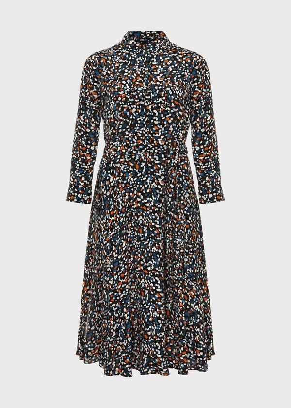 Hobbs Alex Dress Black Multi